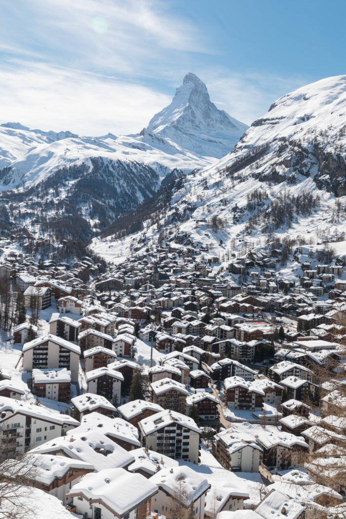 Suisse en hiver zermatt