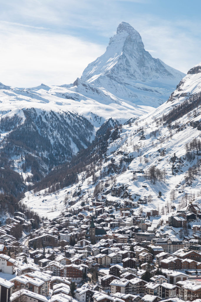 Suisse en hiver zermatt