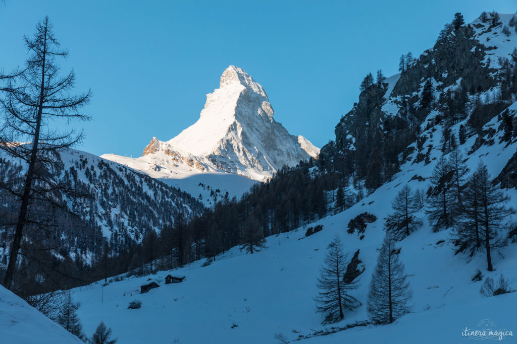 Suisse en hiver zermatt