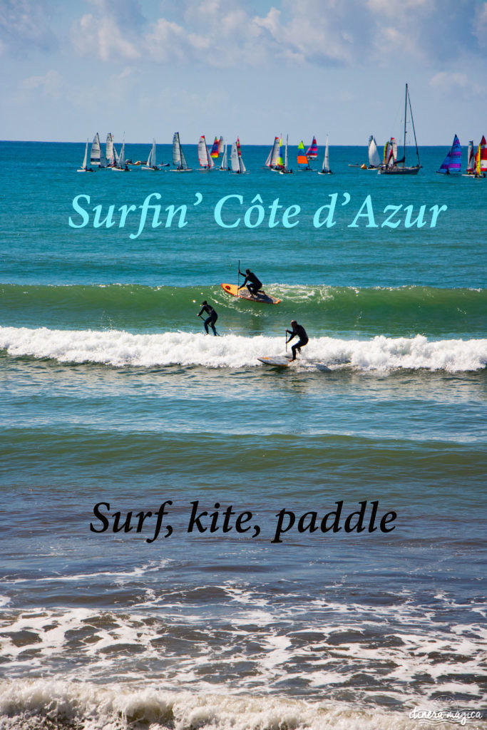 Les spots de surf sur la Côte d'Azur. Surf, kite surf et stand up paddle en Méditerranée