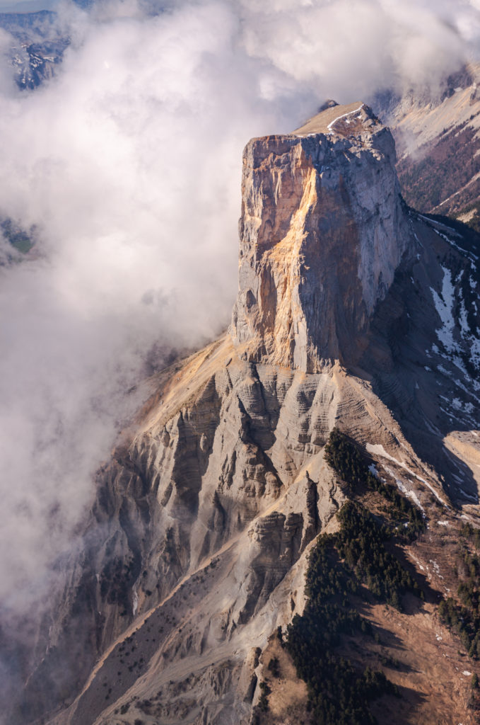 Survol du Mont Aiguille en ULM 