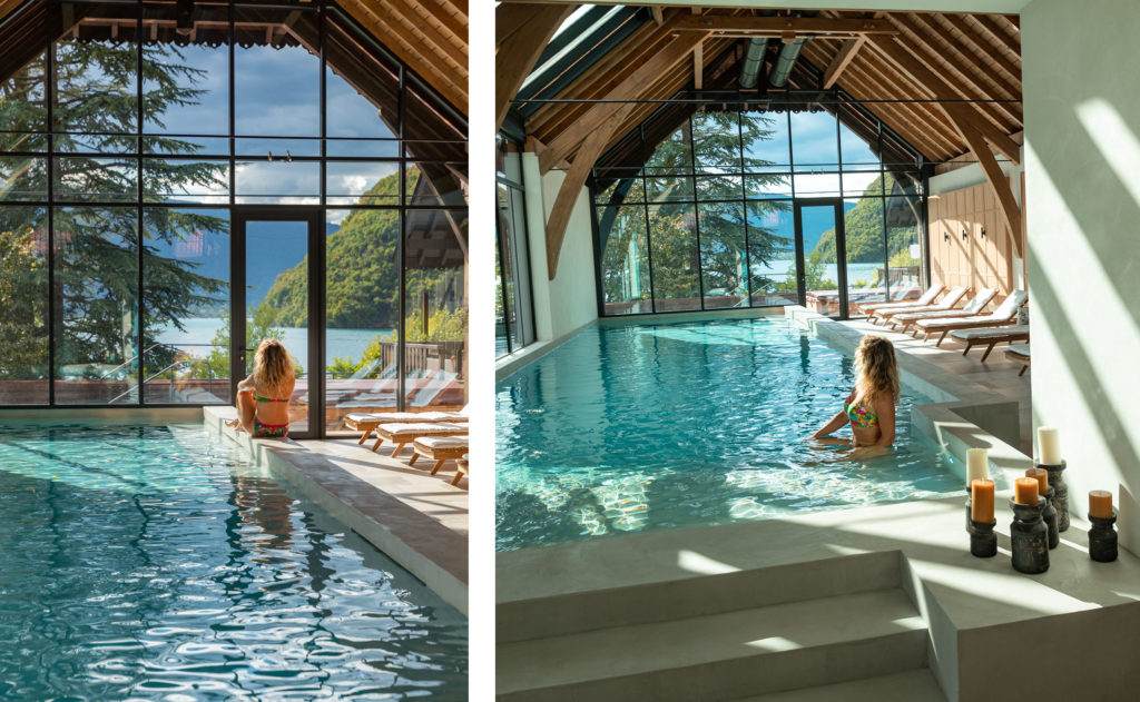 Les plus beaux spas de Savoie et Haute-Savoie : thermes, hôtels spas, spas insolites et romantiques au pays du Mont Blanc, au coeur des Alpes. 