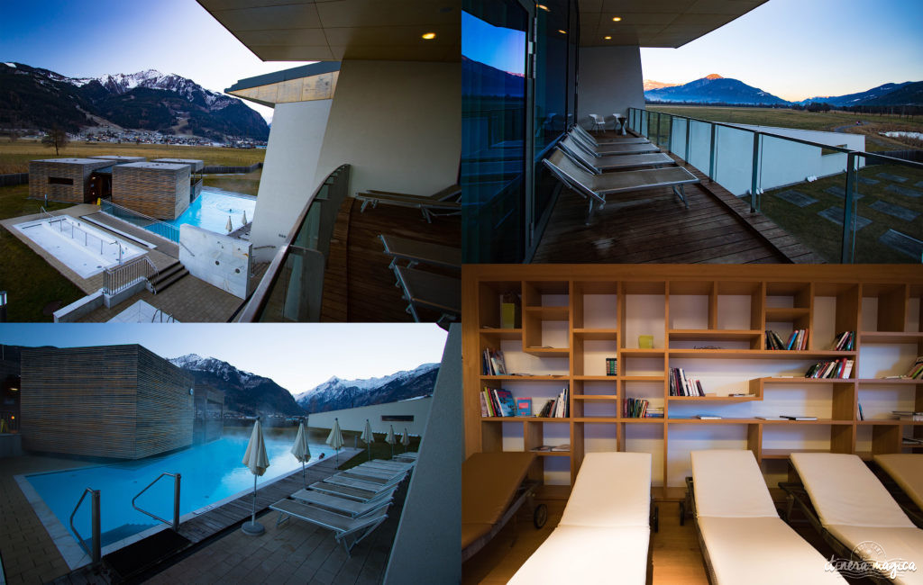 Le meilleur hôtel spa d'Autriche ? Le Tauern Spa Kaprun. Fabuleuse piscine donnant sur les Alpes, saunas, grand luxe, parc aquatique alpin de rêve.