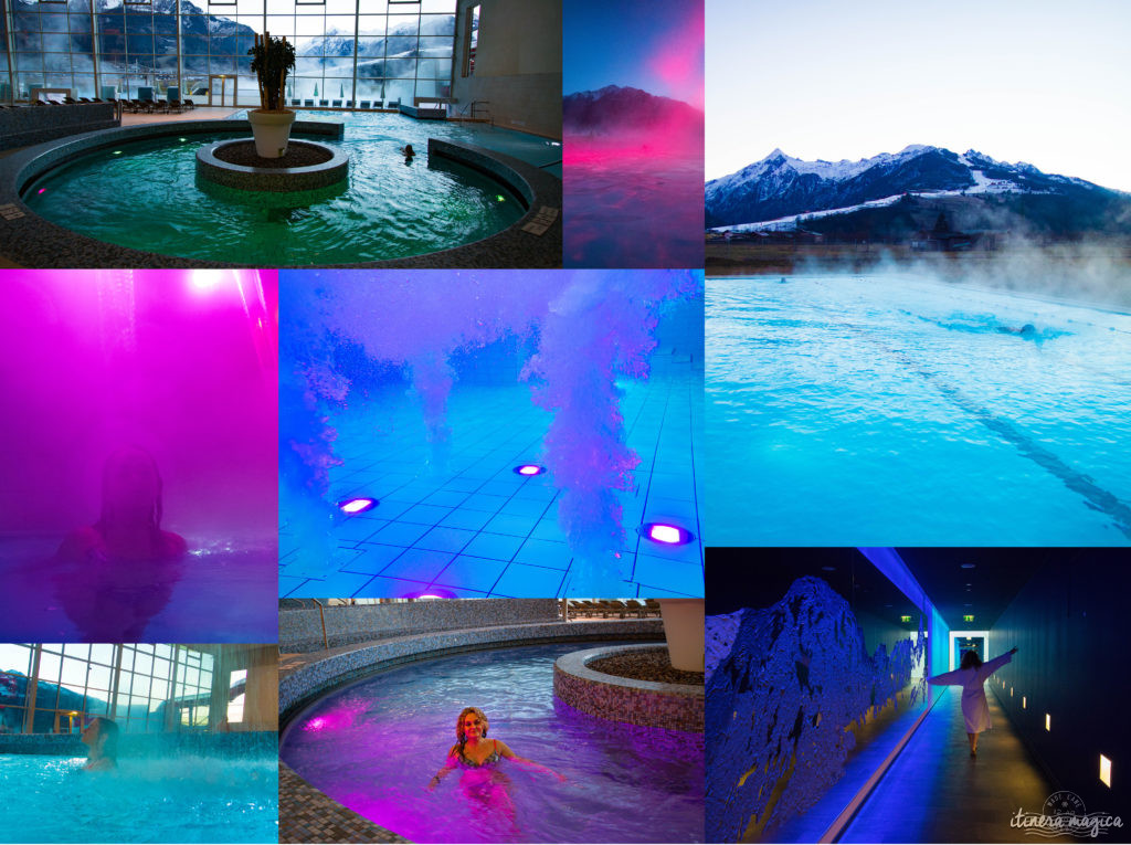 Le meilleur hôtel spa d'Autriche ? Le Tauern Spa Kaprun. Fabuleuse piscine donnant sur les Alpes, saunas, grand luxe, parc aquatique alpin de rêve.