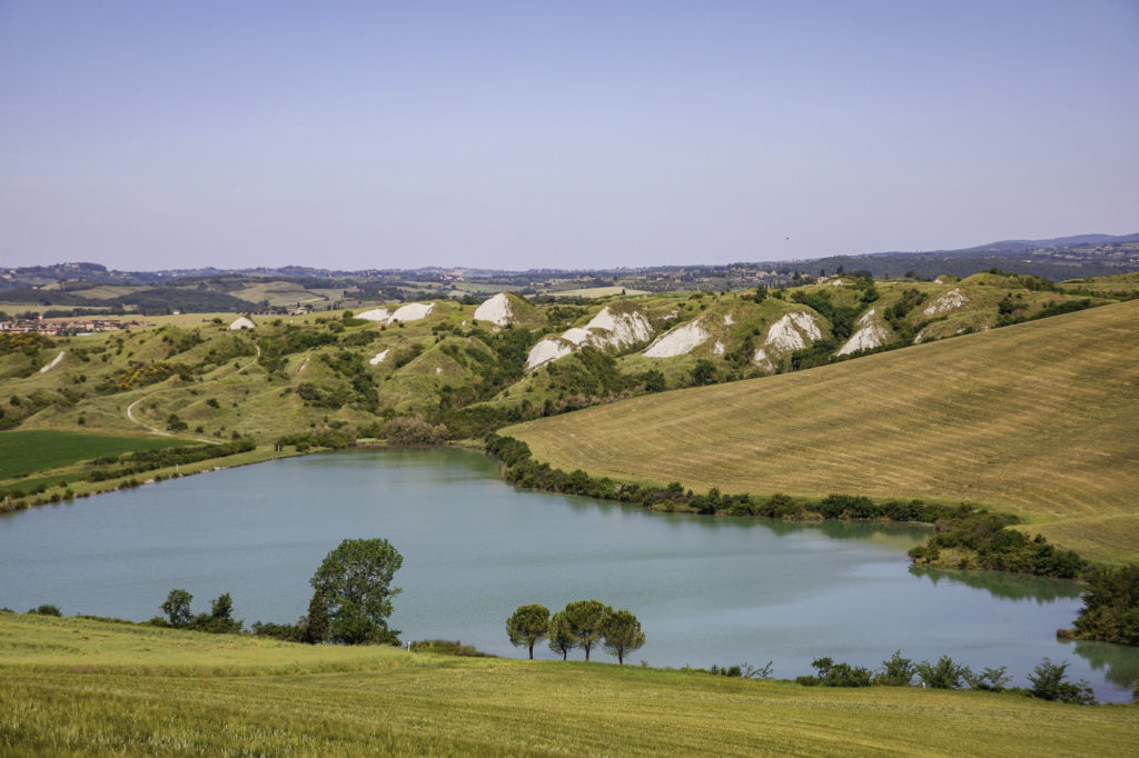 toscane à vélo : les crete senesi