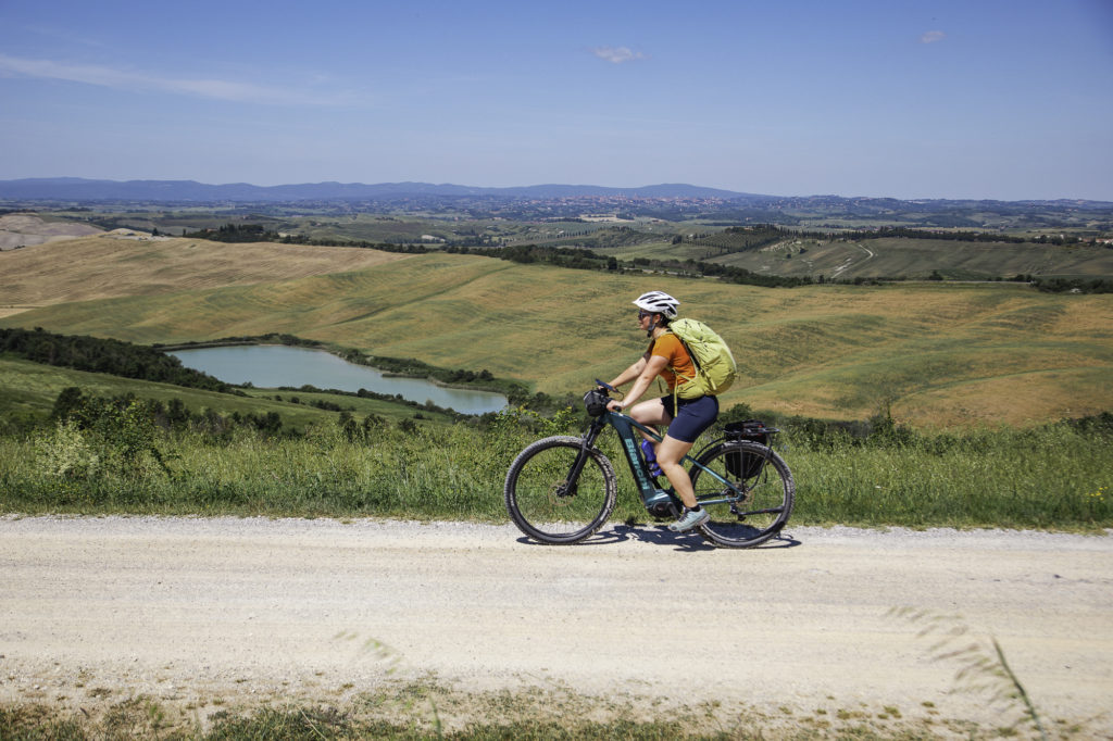 toscane à vélo : les crete senesi