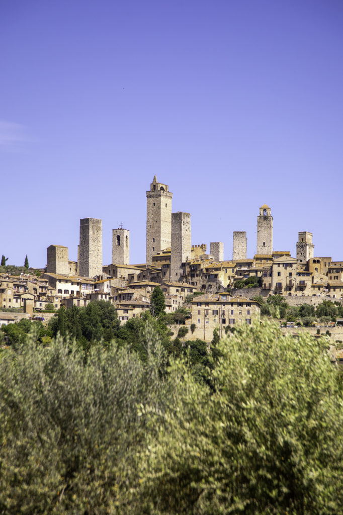 toscane à vélo : san gimignano