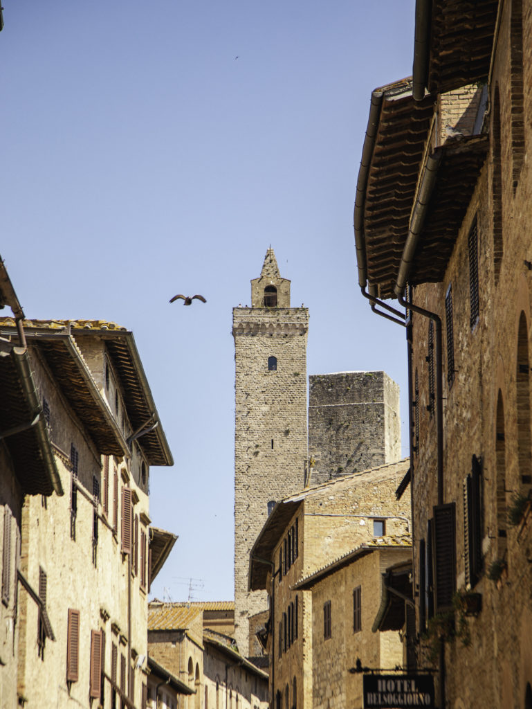 toscane à vélo : san gimignano