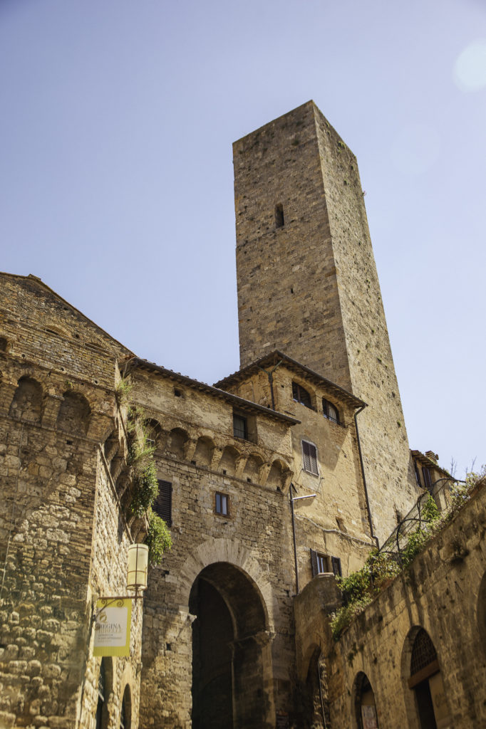 toscane à vélo : san gimignano