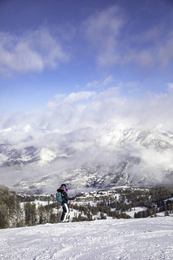 Risoul 1850 la forêt blanche ski 