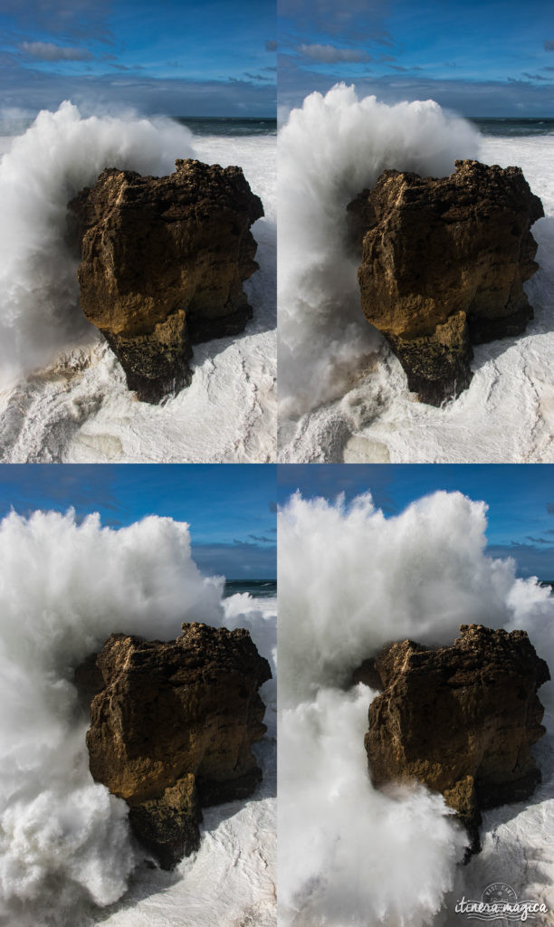 See the biggest waves in the world in Nazaré, Portugal. Mind-blowing big wave surf on monsters reaching 100 feet.