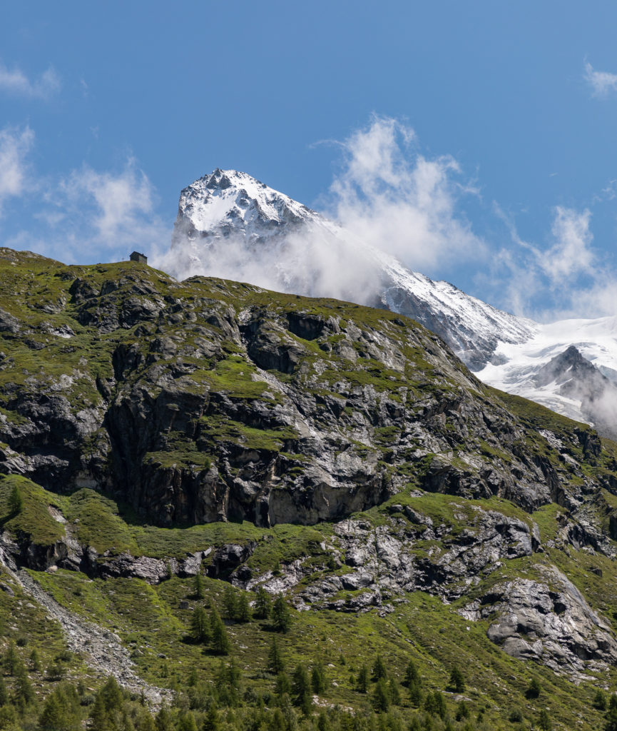 Randonnées en val d'Hérens, randonnées autour d'Evolène : le glacier de Ferpècle