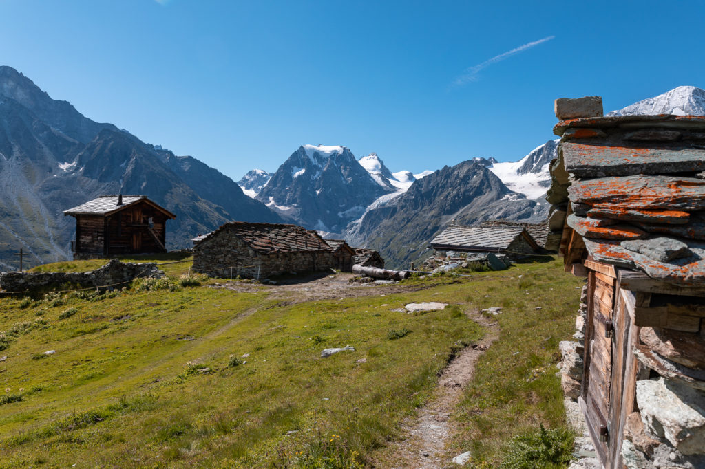 Randonnées en Val d'Hérens, randonnées à Arolla : remointse de pra gra