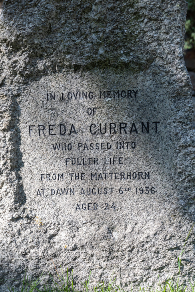 Zermatt cimetière alpinistes