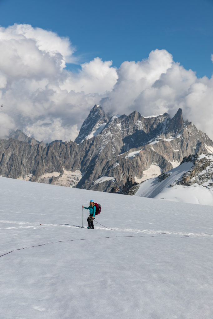 traversée de la vallée blanche avec la compagnie des guides de chamonix