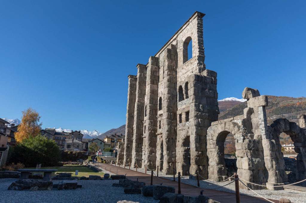 Que voir, que faire en vallée d'Aoste ? Séjour d'automne à Aoste. Blog sur Aoste, Cervinia, Courmayeur