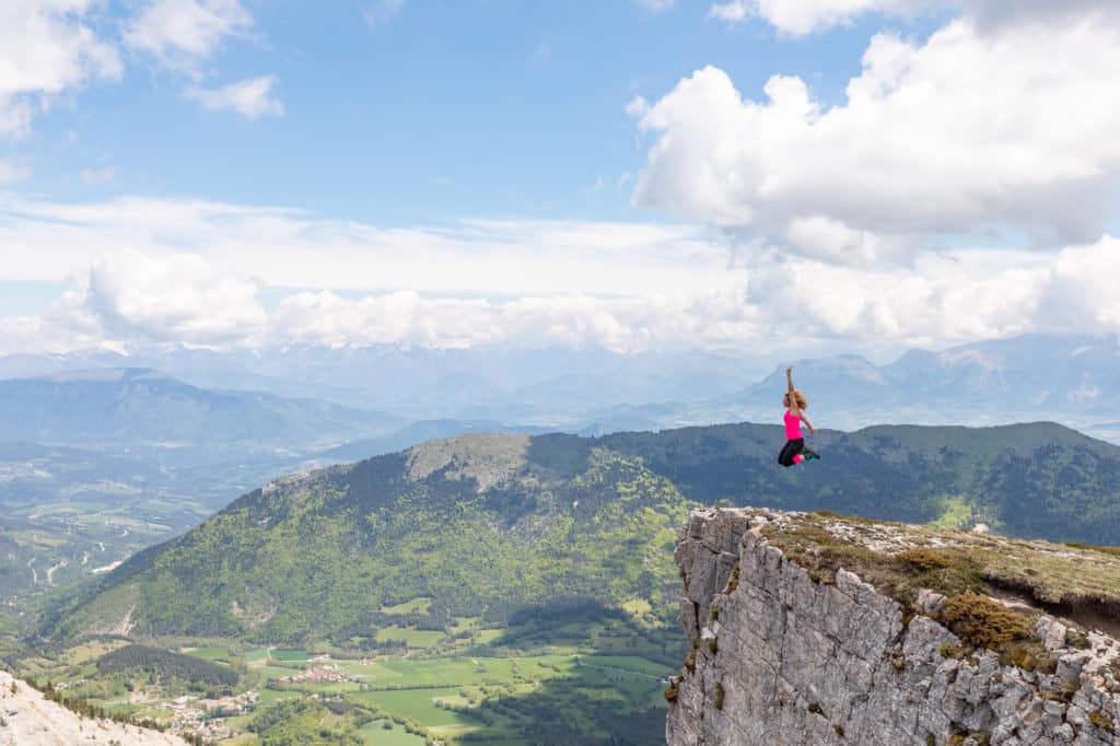 Randonnées en Diois, au sud du Vercors, avec vue sur le Mont Aiguille