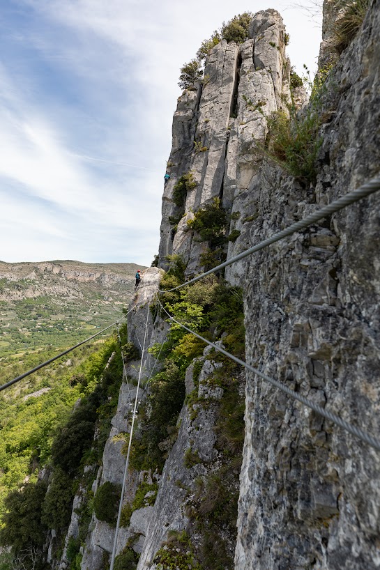 escalade en baronnies provençales buis les baronnies drome via ferrata