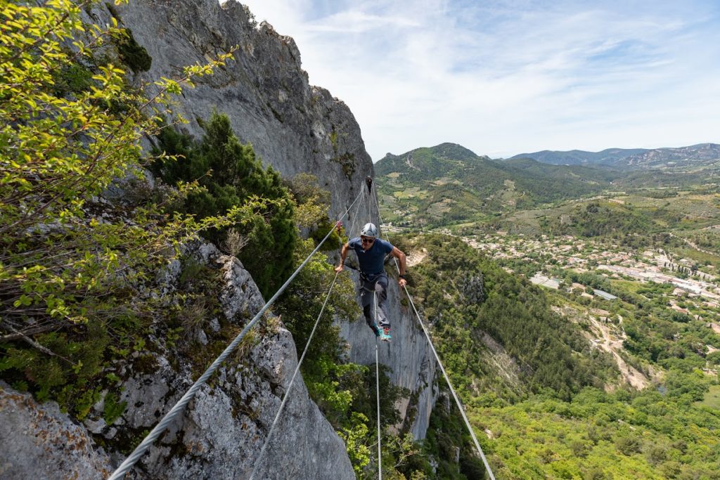 escalade en baronnies provençales buis les baronnies drome via ferrata