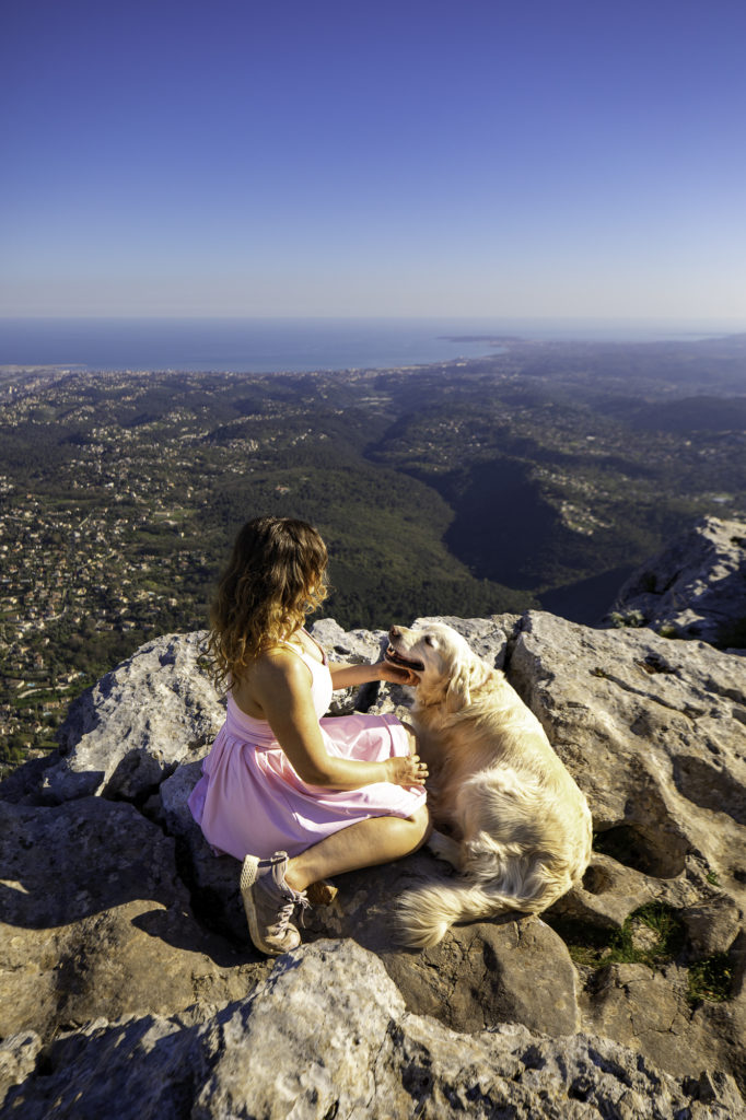 Baou de Saint Jeannet avec mon chien