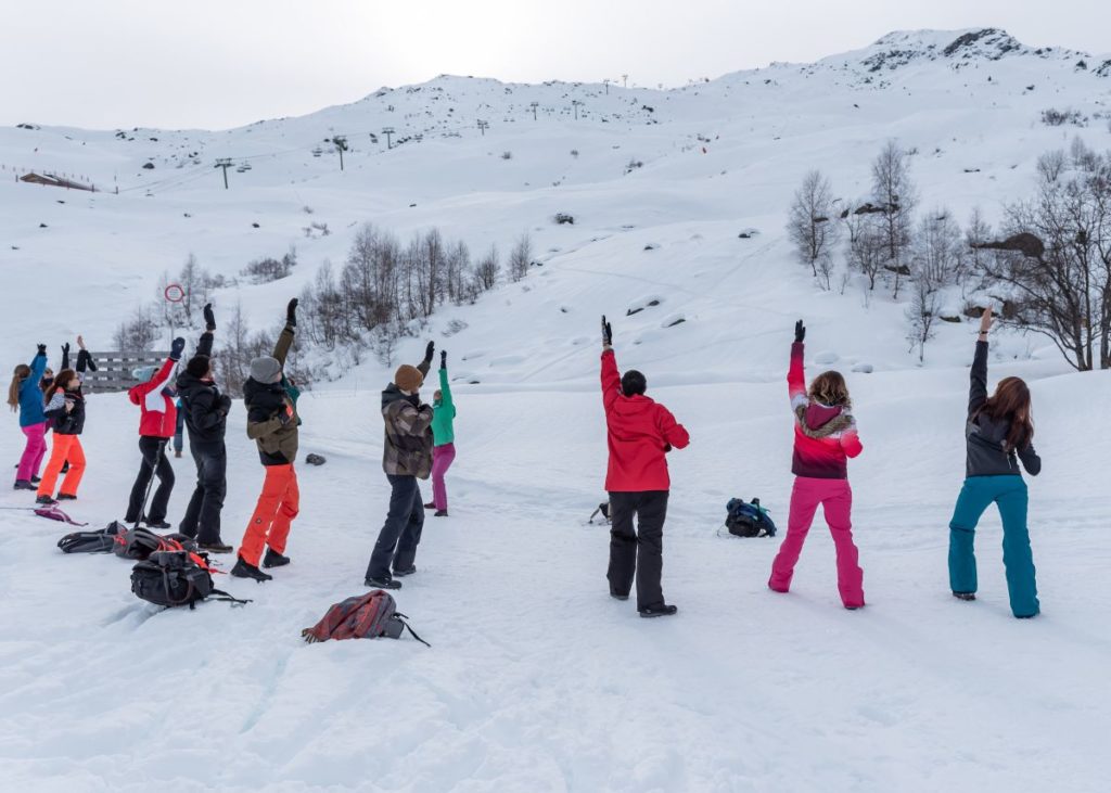 yoga des neiges les belleville